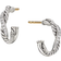 David Yurman Petite Infinity Huggie Hoop Earring - Silver/Gold/Diamond