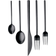 Mepra Due Oro Nero 5 Piece Place Setting Juego de cubiertos 5pcs