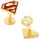 Cufflinks Inc Superman Shield Cufflinks - Gold/Red