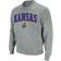 Colosseum Athletics Kansas Jayhawks Arch & Logo Crew Neck Sweatshirt Sr