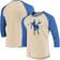 Majestic Threads Indianapolis Colts Gridiron Classics Raglan 3/4-Sleeve T-shirt - Cream