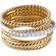 David Yurman Crossover Ring - Gold/Diamonds