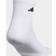 Adidas Athletic Cushioned Quarter Socks 6 Pack M - White