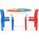 Humble Crew 2 In 1 Building Block Compatible Activity Table &Chairs Set