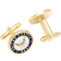 Cufflinks Inc US Navy Cufflinks - Gold/Multicolour