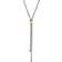 David Yurman Petite X Lariat Y Necklace - Gold/Silver