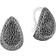 John Hardy Carved Chain Buddha Belly Earring - Silver/Black