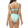 L*Space Eco Chic Repreve Jess Bikini Top - Bright Teal