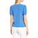 CeCe Puff Sleeve Mixed Media Top - Blue