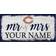 Fan Creations Chicago Bears Personalized Mr. & Mrs. Script Sign