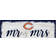 Fan Creations Chicago Bears Personalized Mr. & Mrs. Script Sign