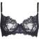 Skarlett Blue Entice Balconette Bra - Black/Midnight