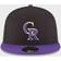 New Era Colorado Rockies Authentic Collection On Field 59FIFTY Structured Hat - Black/Purple