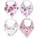 Copper Pearl Bandana Bibs 4-Pack Bloom