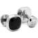 Cufflinks Inc Faceted Cushion Cufflinks - Silver/Black