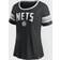 Fanatics Heathered Gray Brooklyn Nets Block Party Striped Sleeve T-shirt