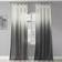 Ombre Faux Linen Semi Sheer Curtain