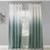 Ombre Faux Linen Semi Sheer Curtain