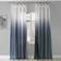 Ombre Faux Linen Semi Sheer Curtain