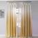 Ombre Faux Linen Semi Sheer Curtain