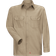 Red Kap Long Sleeve Solid Rip Stop Shirt - Khaki