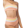 L*Space Portia Stripe Bikini Bottom - Cream/Lemon Drop/Tangy