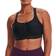 Under Armour High Crossback Zip Sports Bra - Black/Jet Gray