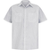 Red Kap Men's Industrial Stripe Work Shirt - White/Charcoal