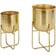 Litton Lane Contemporary Style Round Pot 2-pack