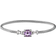 David Yurman Chatelaine Bracelet - Silver/Amethyst/Diamonds