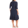 Kiyonna Whimsy Wrap Dress - Navy