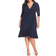 Kiyonna Whimsy Wrap Dress - Navy