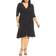 Kiyonna Whimsy Wrap Dress - Black