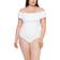 La Blanca Island Goddess Off Shoulder Ruffle One Piece - White