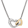 David Yurman Cable Collectibles Double Heart Necklace - Silver/Gold