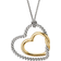 David Yurman Continuance Heart Necklace - Silver/Gold