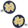 Cufflinks Inc Notre Dame University Cufflinks - Silver/Blue/Yellow