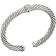 David Yurman Cable Classic Center Station Bracelet - Silver/Diamonds