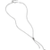 David Yurman Petite X Lariat Y Necklace - Silver/Diamonds