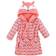 Hudson Fox Cotton Rich Bathrobe - Pink