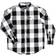 Smith's Workwear Men's Buffalo Pocket Flannel Button-up Shirt - White/Black