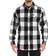Smith's Workwear Men's Buffalo Pocket Flannel Button-up Shirt - White/Black