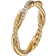 David Yurman Petite Infinity Twisted Ring - Gold/Diamonds