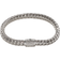 John Hardy Classic Chain Sterling Silver Bracelet with Diamond Pave