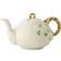 Belleek Pottery Shamrock Teapot 1.035L