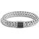 John Hardy Classic Chain Sterling Silver Lava Bracelet with Black Sapphire