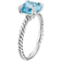 David Yurman Chatelaine Ring - Silver/Topaz/Diamonds