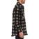 Smith Sherpa Lined Plaid Microfleece Shirt Jacket - Grey/Black