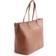 Royce Wide Tote Bag with Wristlet - Tan