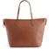 Royce Wide Tote Bag with Wristlet - Tan